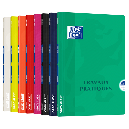 [3020122878339] OXFORD Practical Work Notebook 21x29.7cm Large Squares 80 pages