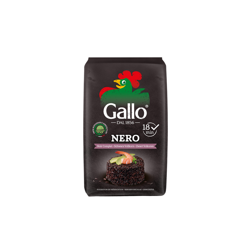 RISO GALLO Nero Whole Black Rice 500 g