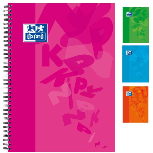 [3020123770144] OXFORD Spiral Notebook A4 5x5