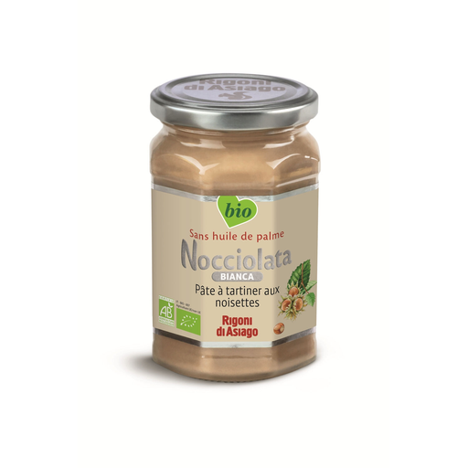 [8001505002799] RIGONI DI ASIAGO Pâte à tartiner aux noisettes Nocciolata Bio 270 g