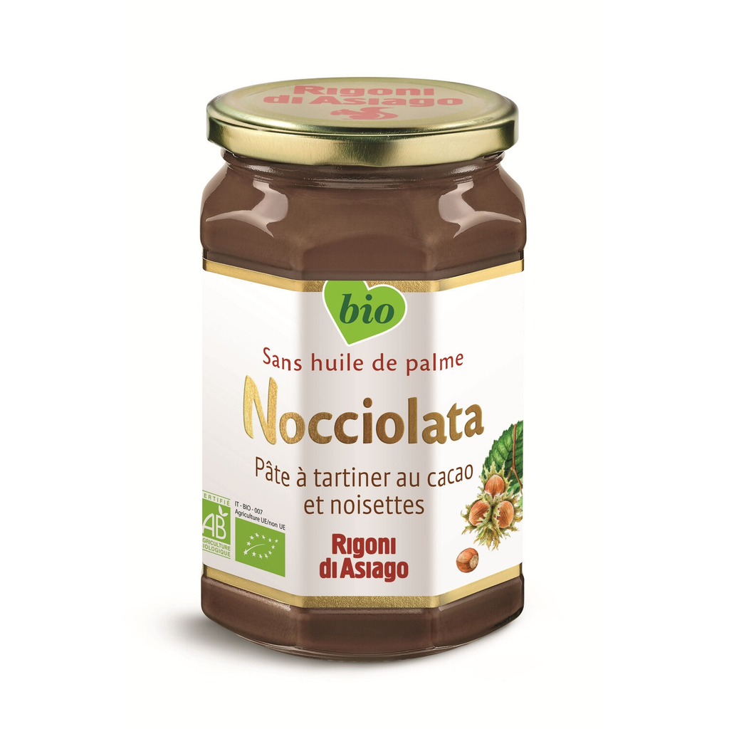 RIGONI DI ASIAGO Pâte à tartiner cacao & noisettes Nocciolata Bio 700 g