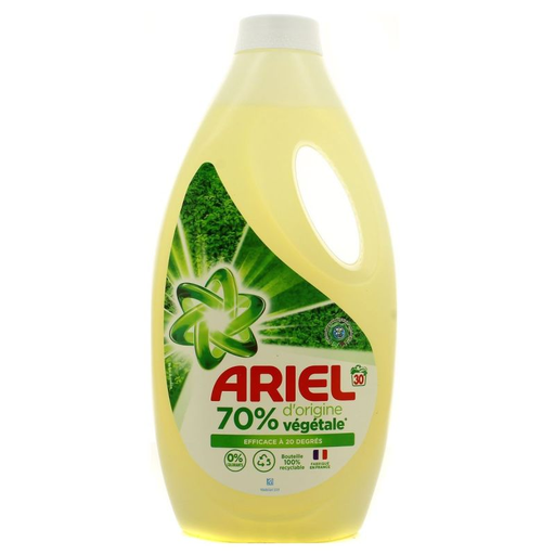 [8001841195568] ARIEL Detergente Líquido Vegetal 30 Lavados 1,65 L