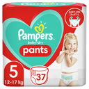 PAMPERS Baby-Dry Pants Fraldas-Cueca Tamanho 5, 37 Unidades