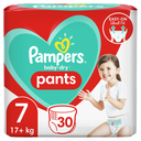 PAMPERS Fraldas-cueca Baby-Dry Tamanho 7, 17 kg+ - Embalagem de 33