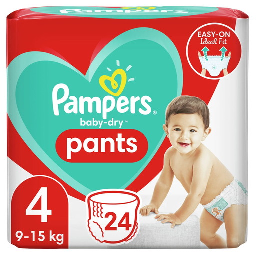 [8001841461717] PAMPERS Baby-Dry Pants Fraldas-Cueca Tamanho 4, 33 Unidades