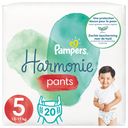 PAMPERS Fraldas-Cueca Harmonie Nappy Pants Tamanho 5 12 kg - Pacote de 20