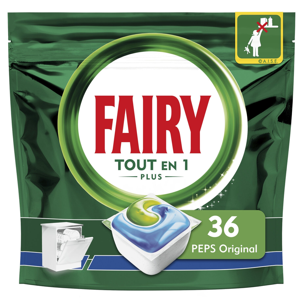FAIRY Dishwasher Capsules All-In-1 Original 36 doses