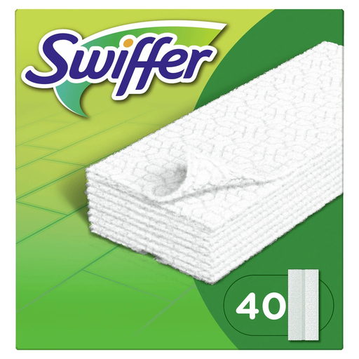 [8001841944920] SWIFFER Lingettes Attrape-Poussière pour Sols, le paquet de 40