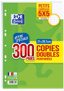 OXFORD Double Sheet Refills 300 pages Small Squares 5x5 90g