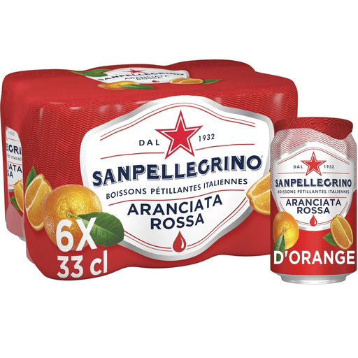 [8002270316548] SAN PELLEGRINO Sparkling orange blood orange drink 6x33cl
