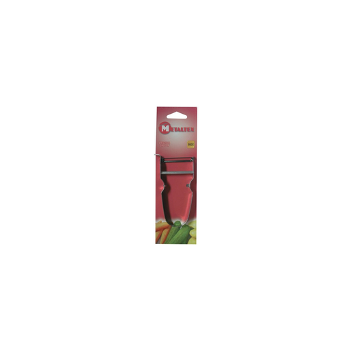 [8002526770070] METALTEX Peeler Hardened Steel Blade Stainless Steel Body Castor