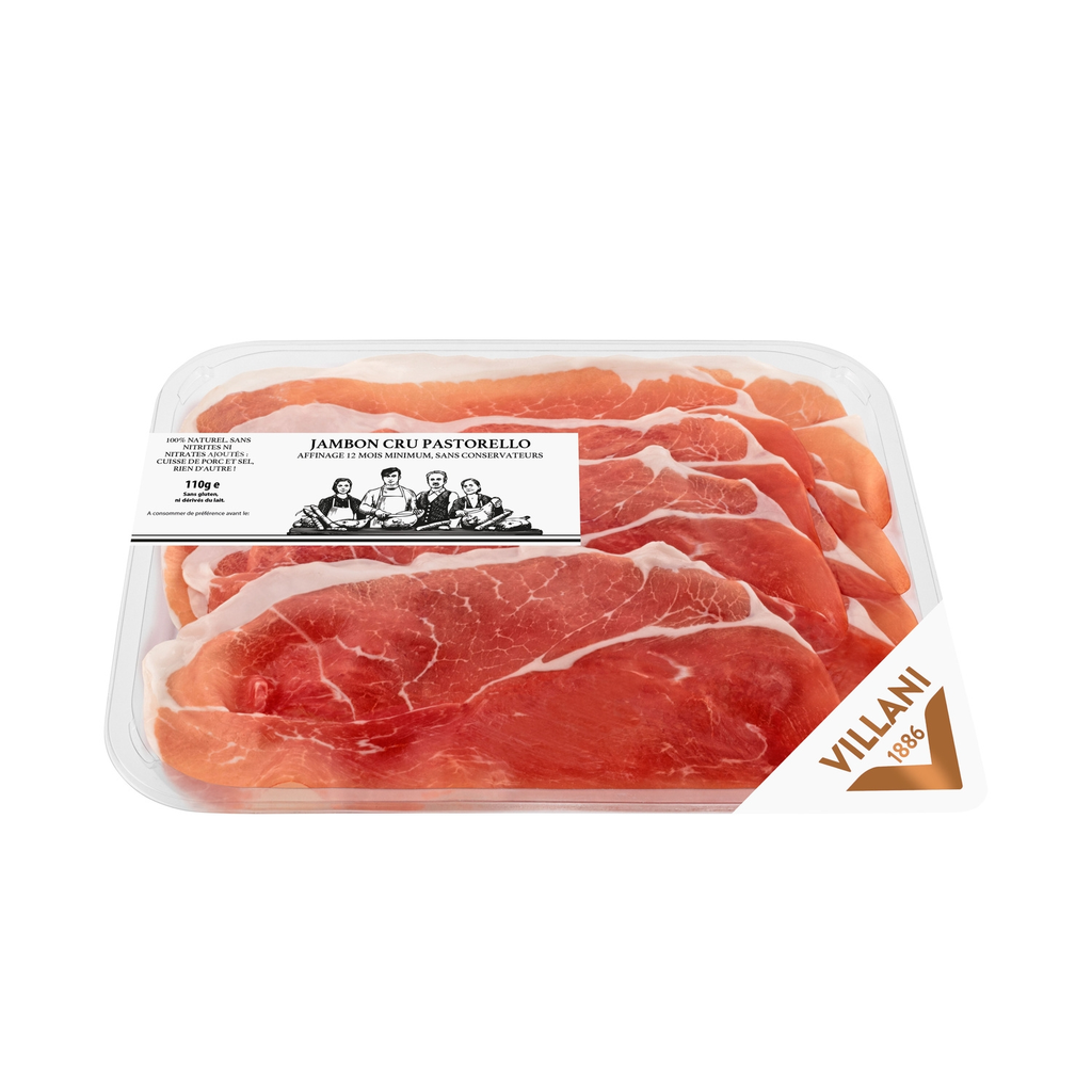 VILLANI Presunto cru italiano Pastorello 110 g