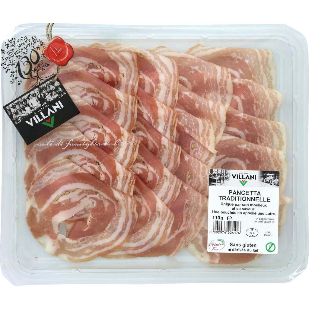 VILLANI Pancetta Tradicional sem Glúten 110 g
