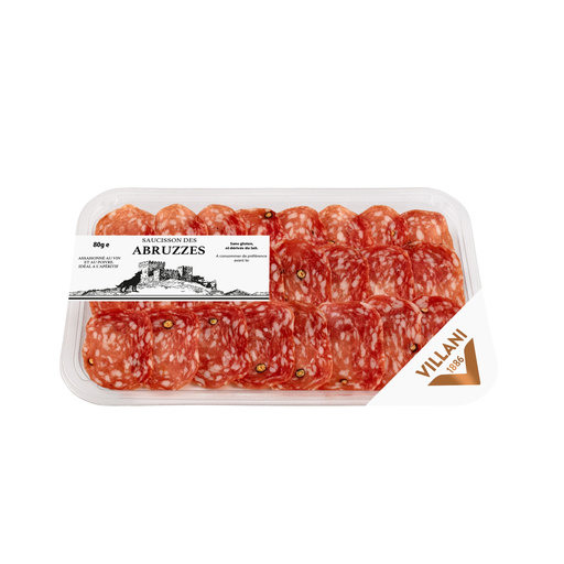 [8002974025692] VILLANI Abruzzese Salami 80 g