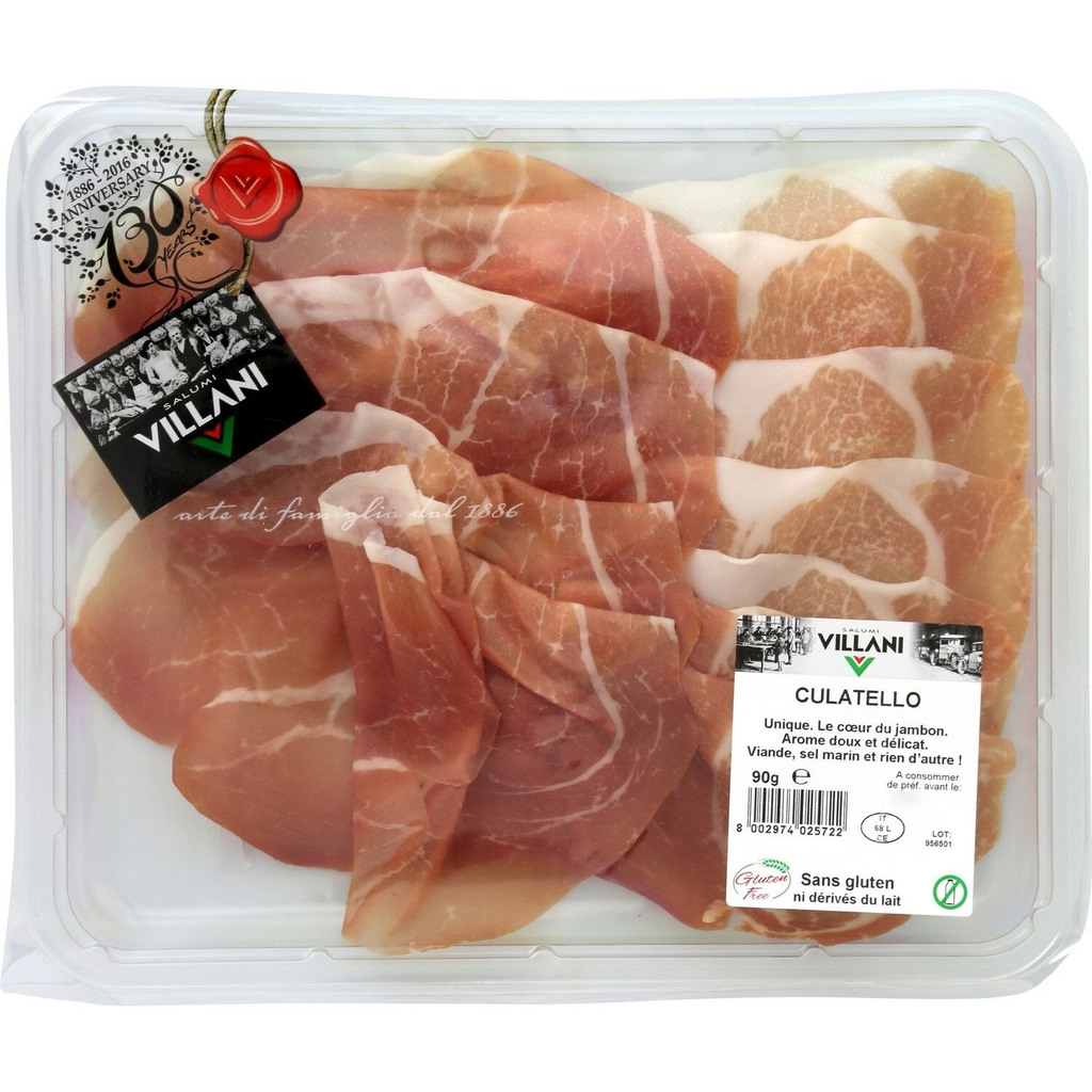 VILLANI Fiambre Culatello sem Glúten 90 g