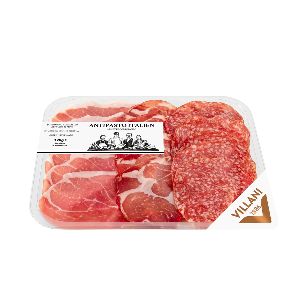 VILLANI Prato de Charcutaria Italiana Antipasto 120 g