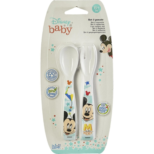 [8003512740480] DISNEY Set de 2 cubiertos Mickey