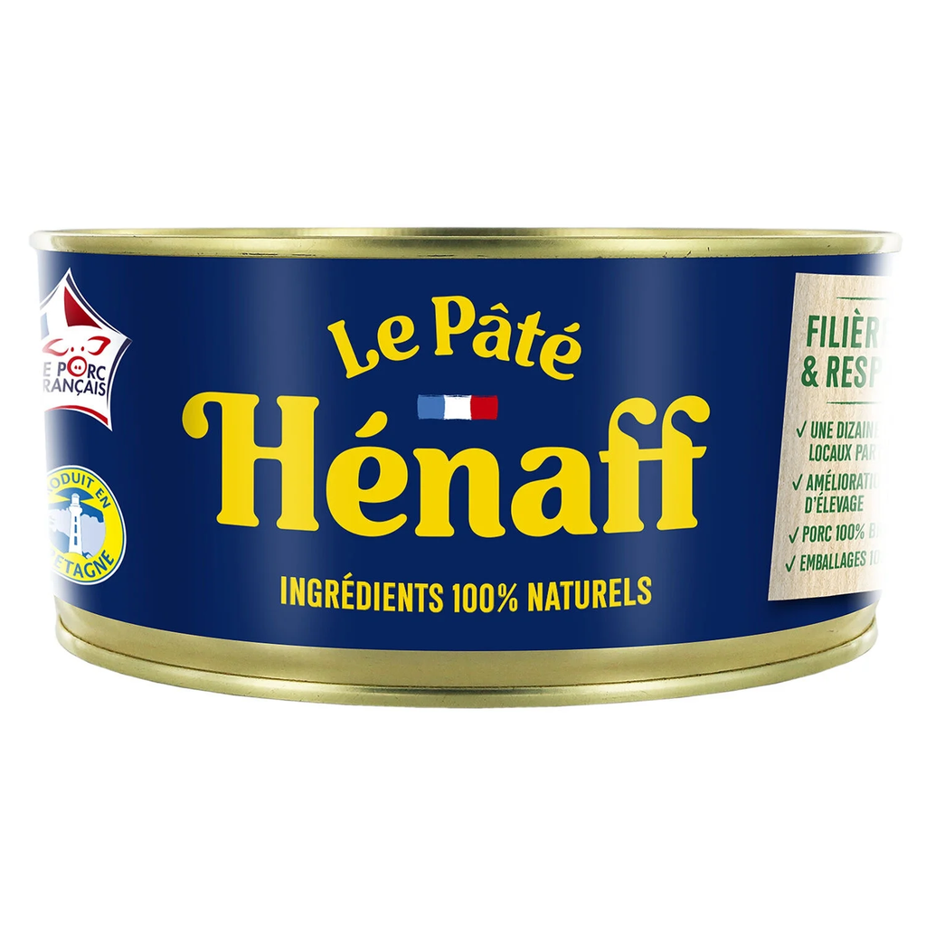 HENAFF Paté de cerdo puro con sal de Guérande 1 kg