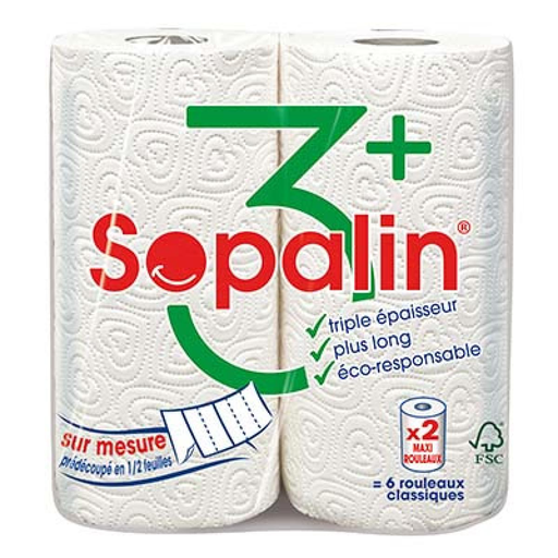 [8004260216630] SOPALIN Papel de Cocina Compact 2: 6 Rollos