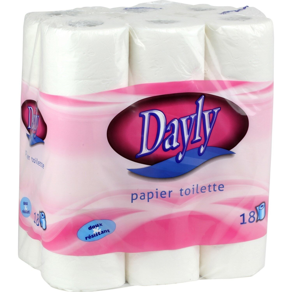 DAYLY White toilet paper 18 rolls