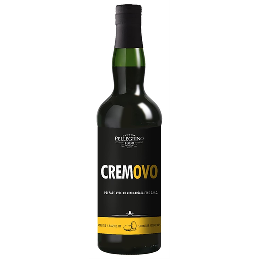 [8004445141603] PELLEGRINO Apéritif à Base de Vin Cremovo Aromatisé aux Oeufs Marsala 18% 0.75 L