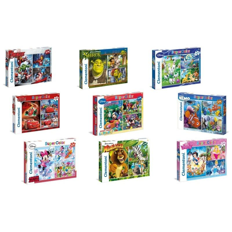 CLEMENTONI Sortido Puzzle 3 x 48 peças