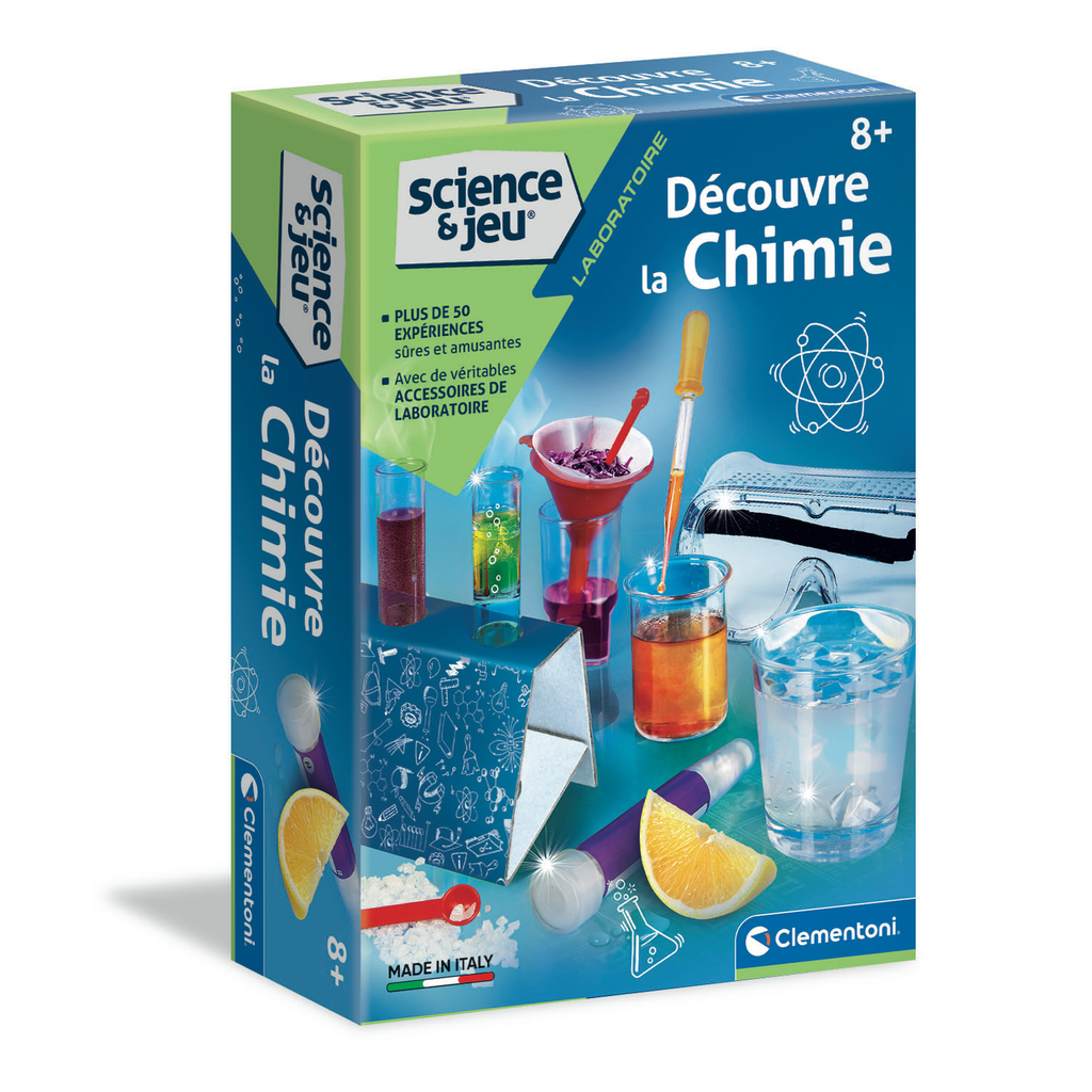 CLEMENTONI Coffret Découvre la chimie le coffret