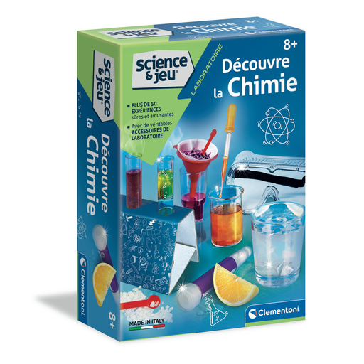 [8005125522835] CLEMENTONI Coffret Découvre la chimie le coffret