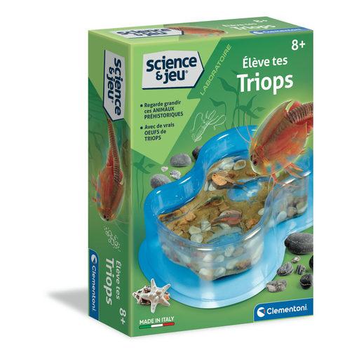 [8005125622542] CLEMENTONI Coffret Triops Aquarium le coffret