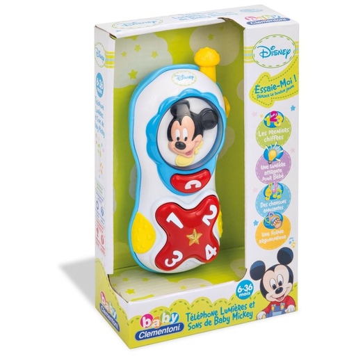 [8005125623709] DISNEY Light and Sound Mickey Phone