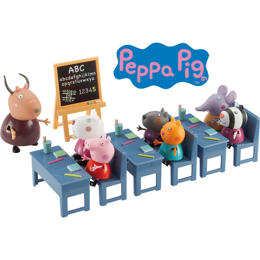 [8005163443208] PEPPA PIG Classroom With 7 Figures