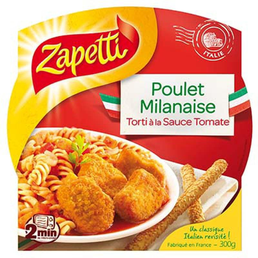 [3021690024050] ZAPETTI Microwave Tray Chicken Milanese 300 g