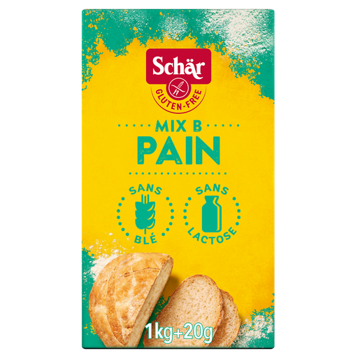 [8008698004807] SCHAR Farine Mix B Gluten Free Bread Flour 1020 g