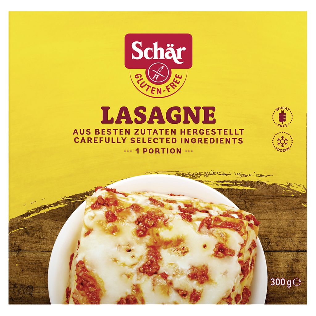 SCHAR Lasanha à bolonhesa sem glúten 300 g