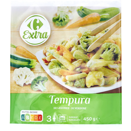 [8012666024605] CARREFOUR Tempura de légumes 450 g