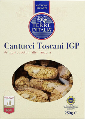 TERRE ITALIE Cantucci de almendras 250 g