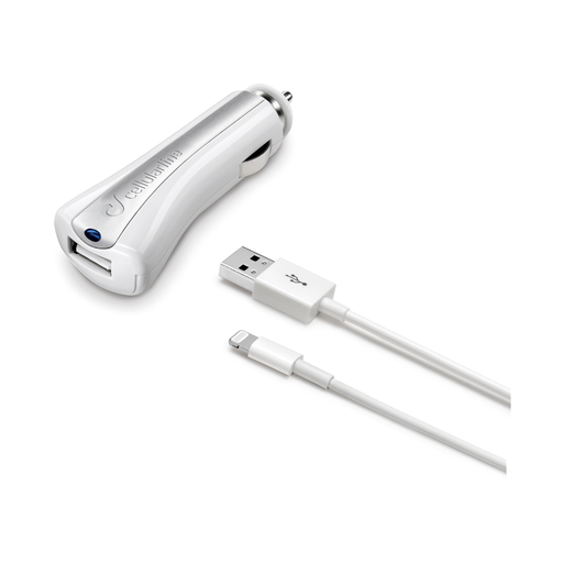 [8018080175459] CELLULARLINE USB Car Charger Kit 5W Lightning iPhone and iPod
