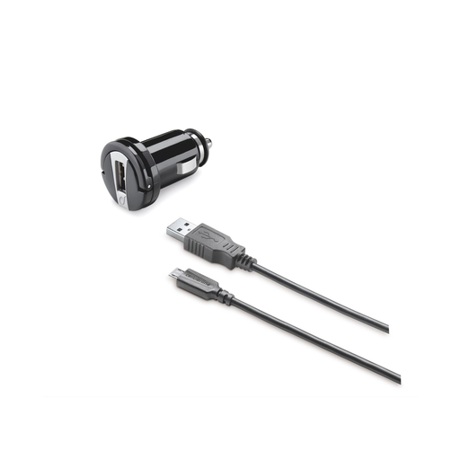[8018080176906] CELLULARLINE USB Car Charger Kit 1A with Micro USB Cable