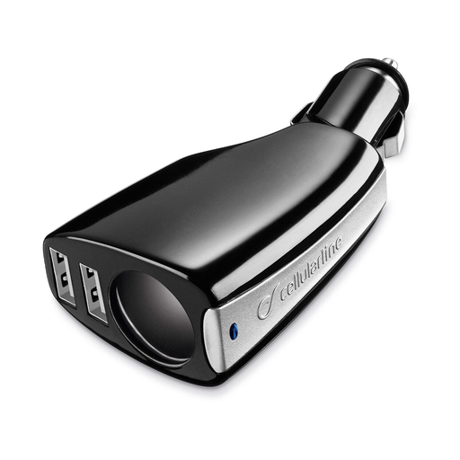 [8018080192425] CELLULARLINE Chargeur Voiture Triplepower 15W