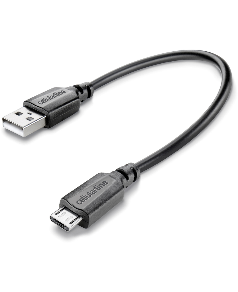 CELLULARLINE Câble de charge Micro USB 15 cm