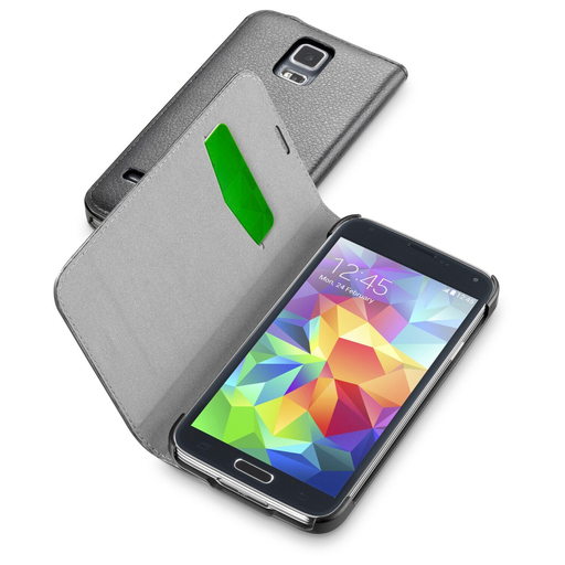 [8018080206863] CELLULARLINE Bolsa BookEssential para Smartphone Preto