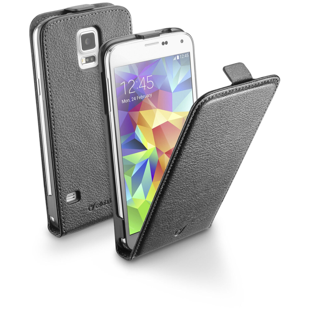 CELLULARLINE Bolsa Flip FlapEssential para Smartphone 5.1 polegadas Preto