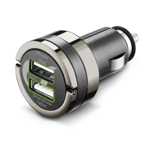 [8018080229909] CELLULARLINE USB Car Charger Dual Plus for Smartphone and Tablet