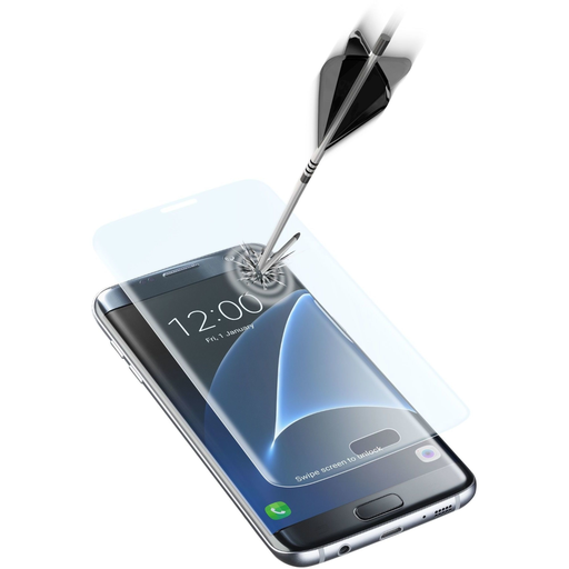 [8018080274961] CELLULARLINE Impact Glass Curved Galaxy S7 Edge 1 pièce