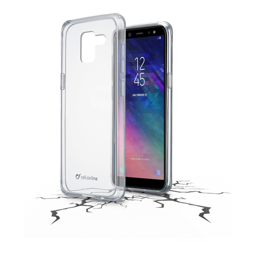 [8018080328411] CELLULARLINE Clear Duo Protective Case Galaxy A6 (2018)