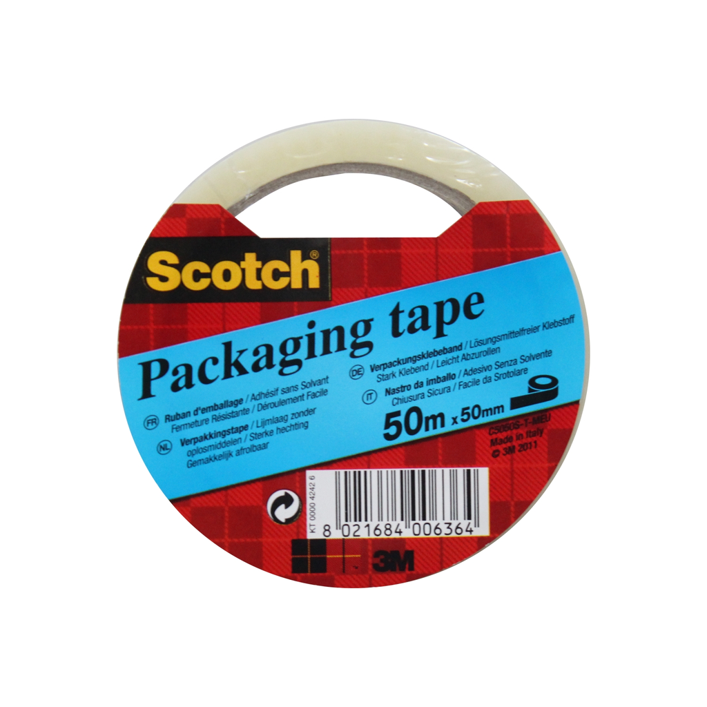 SCOTCH Cinta adhesiva packaging tape 50m