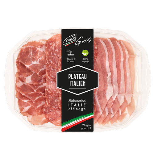 [8032484862432] CORTE DEL GUSTO Seasonal Italian Charcuterie Platter 150 g