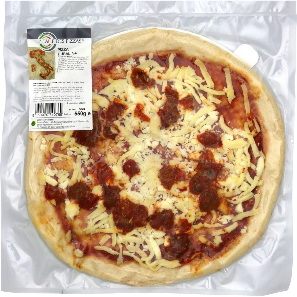 L'ITALIE DES PIZZAS Bufalina 550 g
