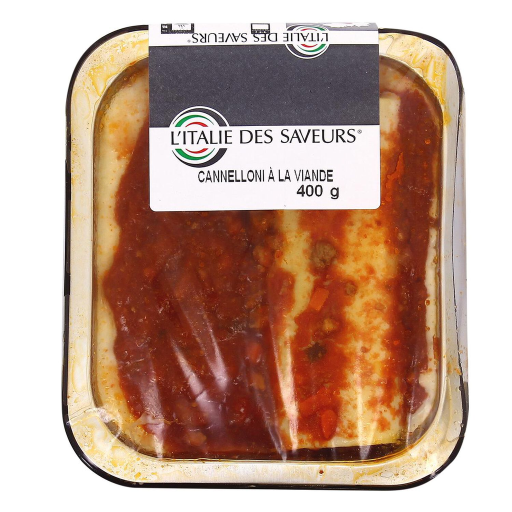L'ITALIE DES SAVEURS Plato preparado Cannelloni de carne 400 g