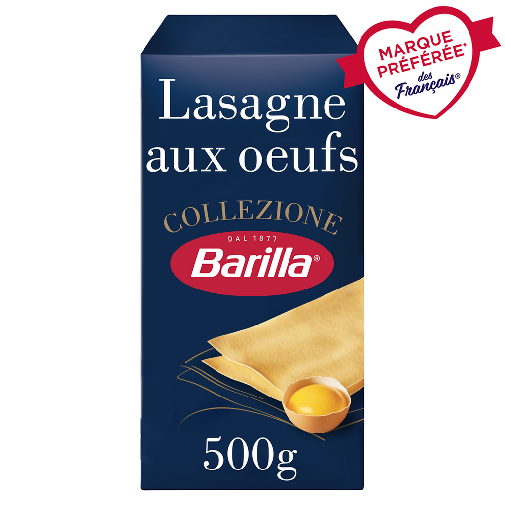 BARILLA Egg Lasagne Pasta Collezione 500 g